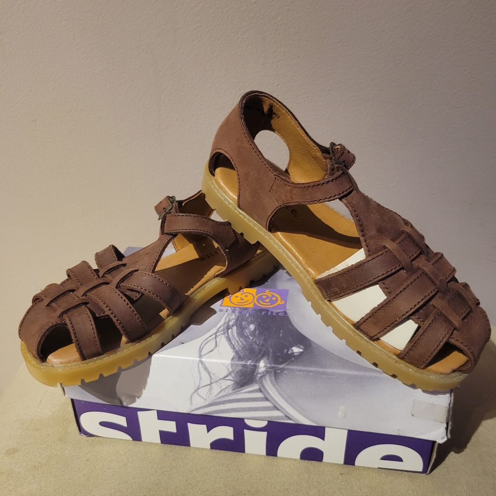 Stride Rite Brown Kids Sandals